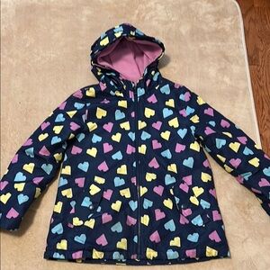 Colorful Rain Fleece Hooded Jacket 8
